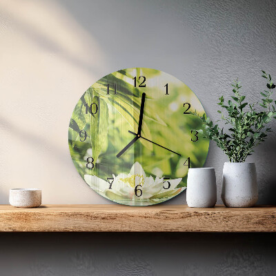 Wanduhr rund Natur