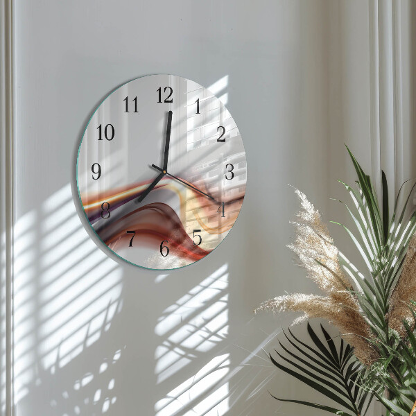 Wanduhr rund Abstraktion