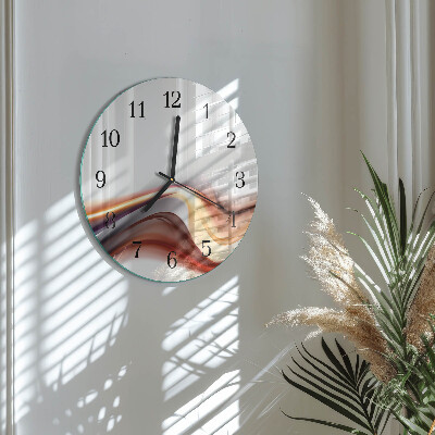Wanduhr rund Abstraktion