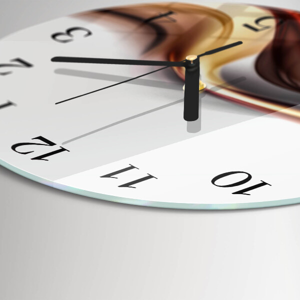 Wanduhr rund Abstraktion