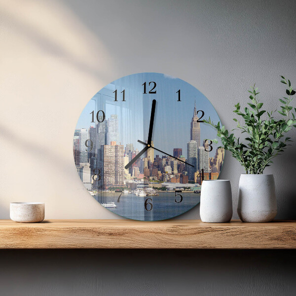 Wanduhr rund Horizont