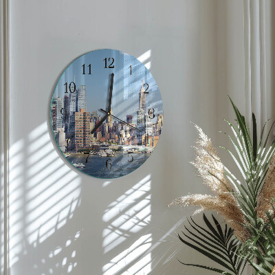 Wanduhr rund Horizont