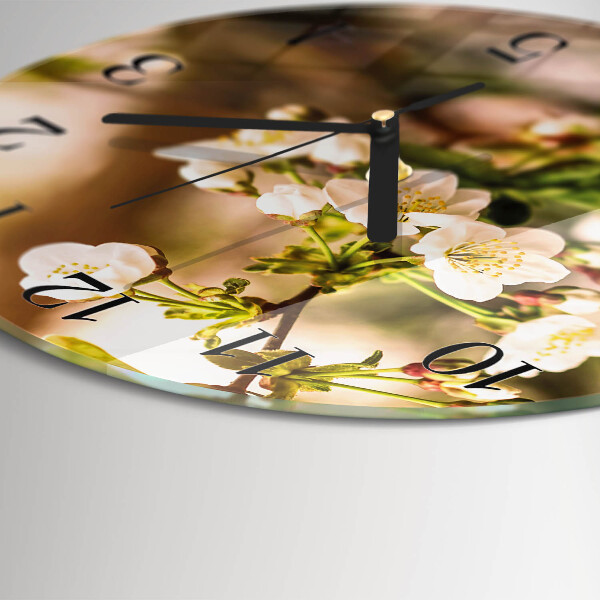 Wanduhr rund Natur