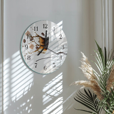 Wanduhr rund Tasse