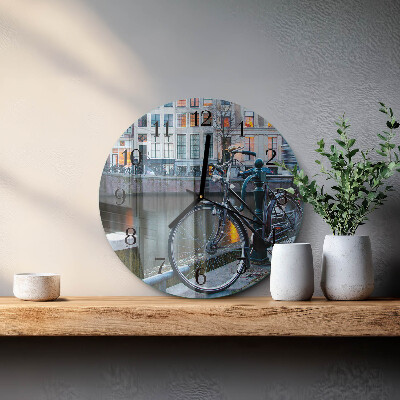 Wanduhr rund Fahrrad