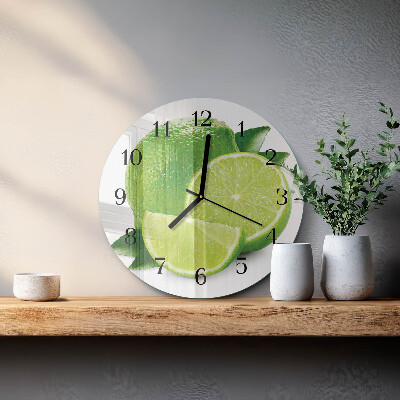 Wanduhr rund Kalziumkarbonat