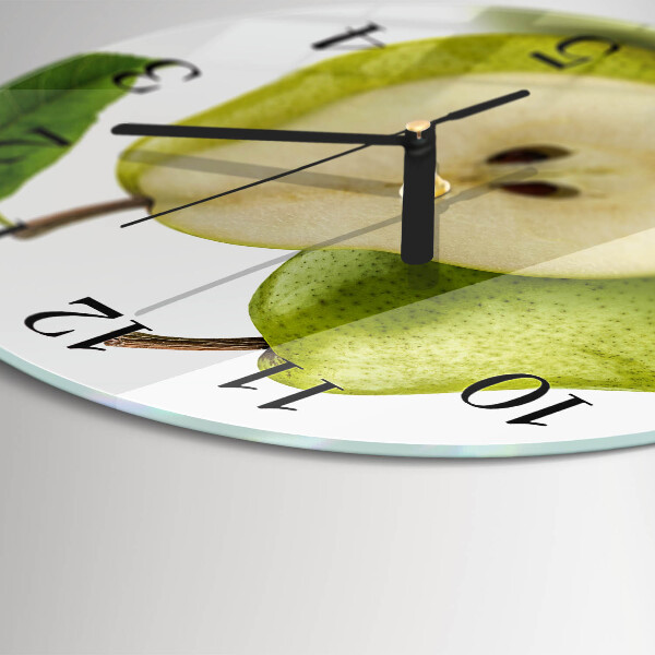 Wanduhr rund Birnen