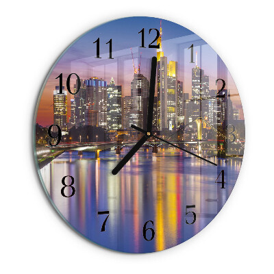 Wanduhr rund Horizont