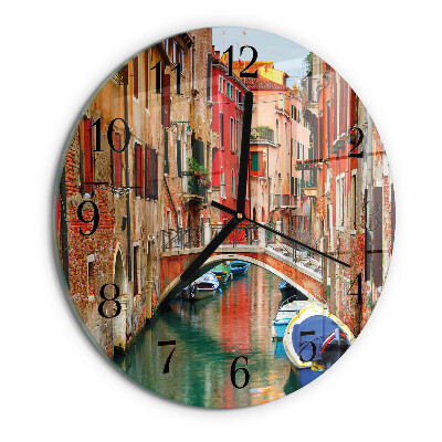 Wanduhr rund Venedig