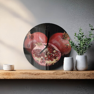 Wanduhr rund Granate