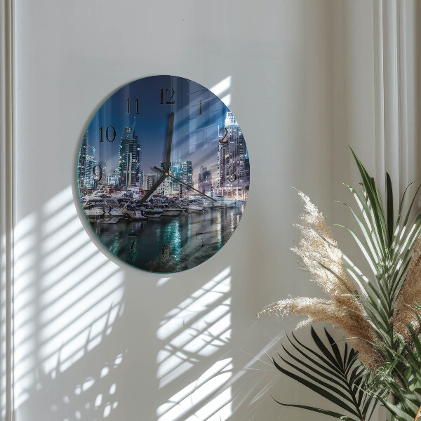 Wanduhr rund Horizont