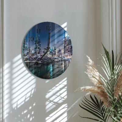 Wanduhr rund Horizont