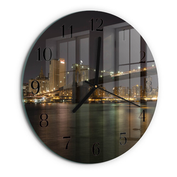 Wanduhr rund Horizont