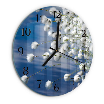 Wanduhr rund Baumwolle