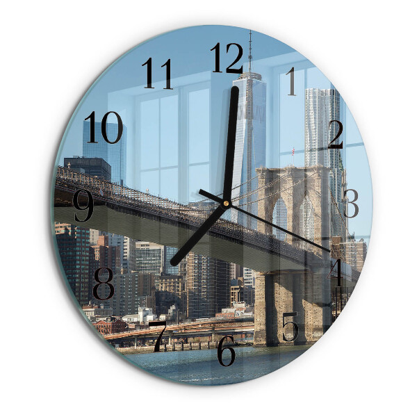 Wanduhr rund Horizont