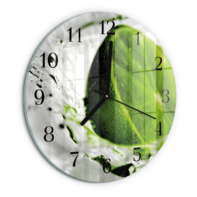 Wanduhr rund Kalziumkarbonat