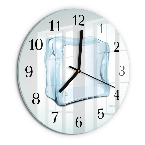 Wanduhr rund Eis