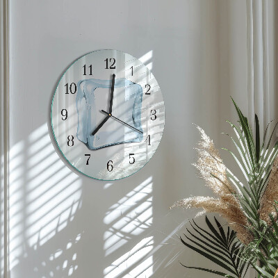 Wanduhr rund Eis