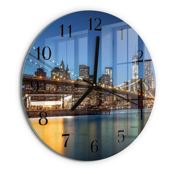 Wanduhr rund Horizont