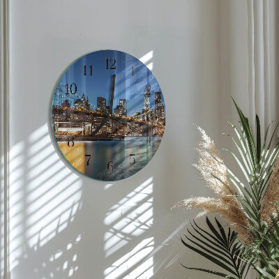Wanduhr rund Horizont