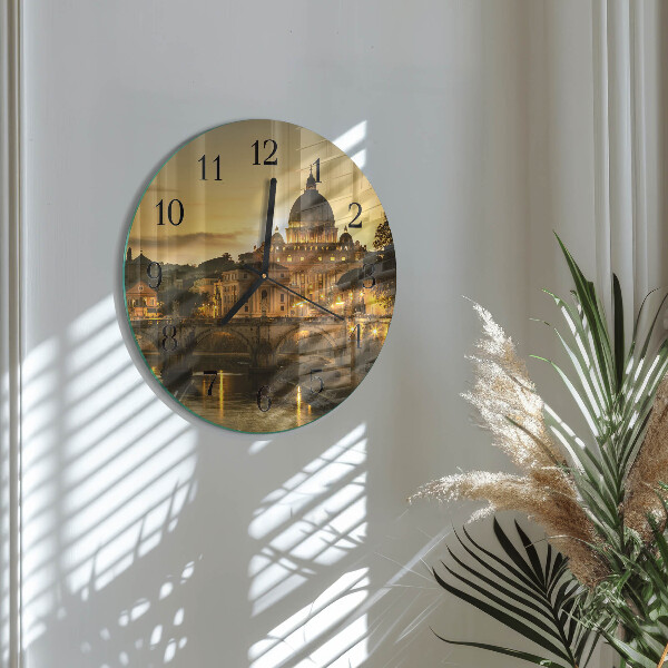 Wanduhr rund Basilika
