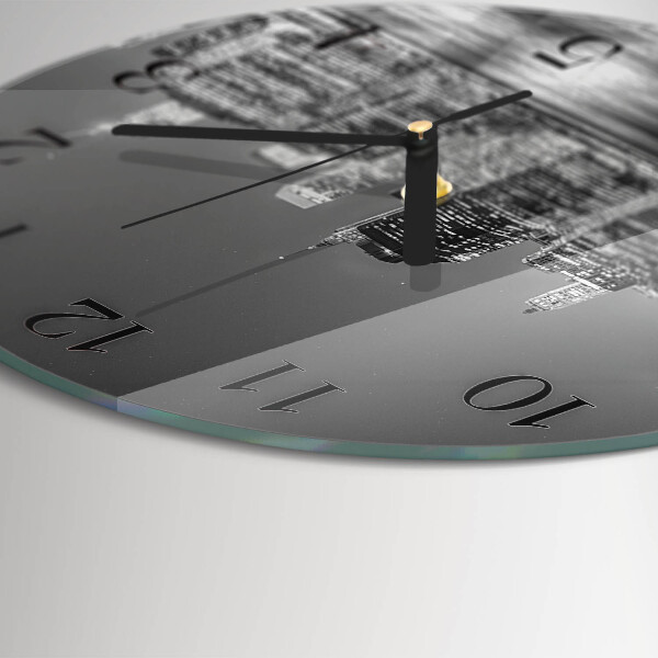 Wanduhr rund Horizont