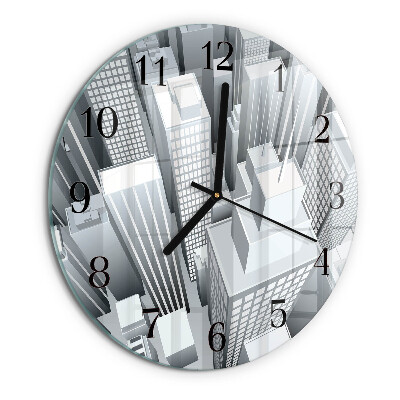 Wanduhr rund Gebäude
