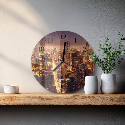Wanduhr rund Horizont
