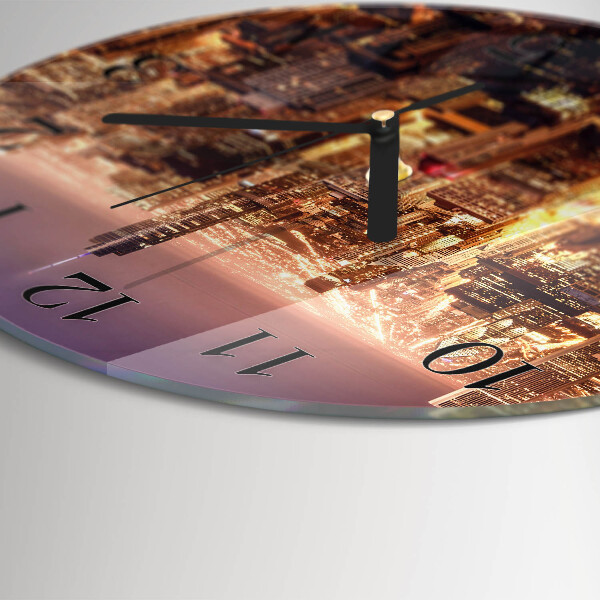 Wanduhr rund Horizont