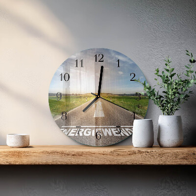 Wanduhr rund Pfadfeld