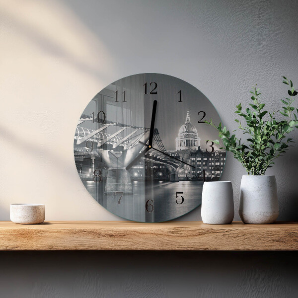 Wanduhr rund Horizont
