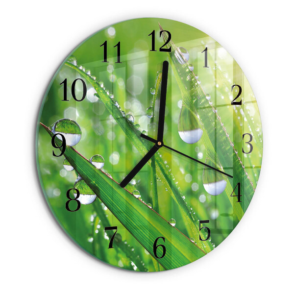 Wanduhr rund Tau