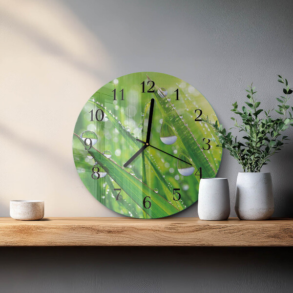 Wanduhr rund Tau