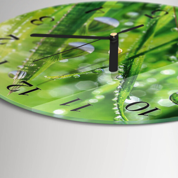 Wanduhr rund Tau