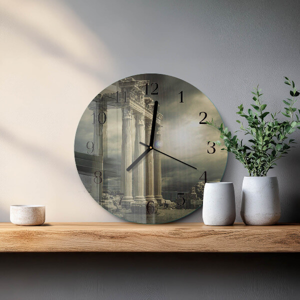 Wanduhr rund Akropolis