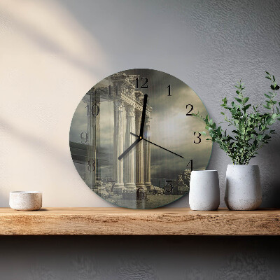 Wanduhr rund Akropolis