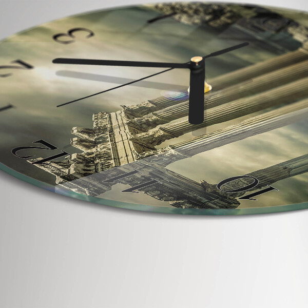 Wanduhr rund Akropolis