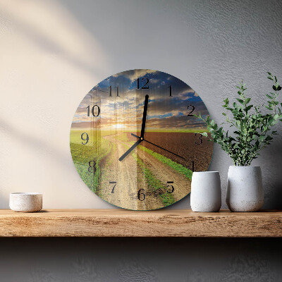 Wanduhr rund Feld