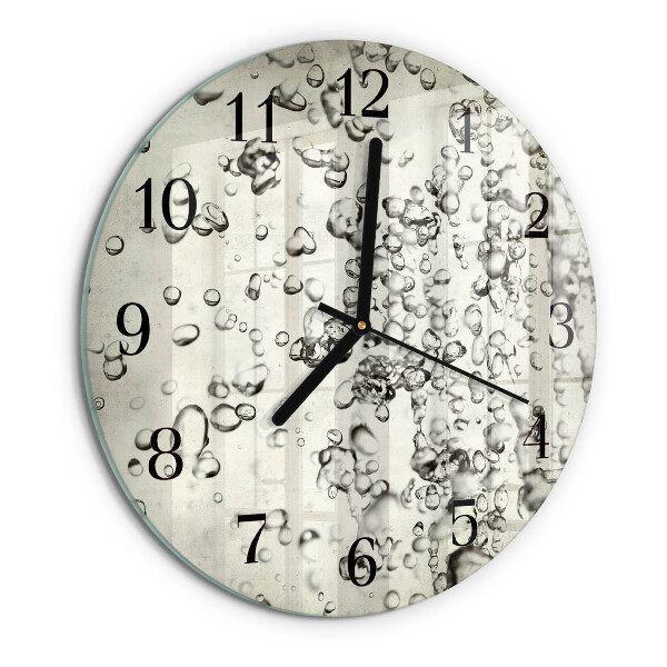 Wanduhr rund Tropfen