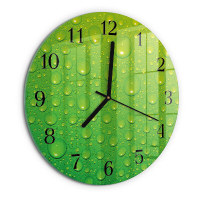 Wanduhr rund Tropfen
