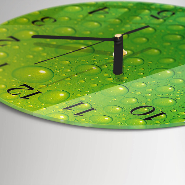 Wanduhr rund Tropfen