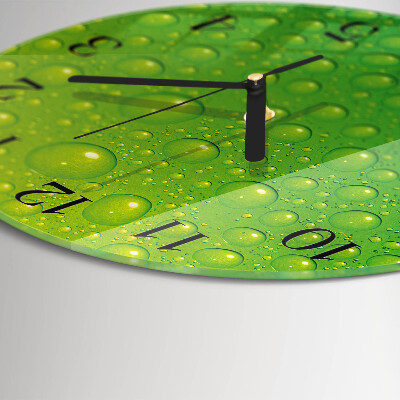 Wanduhr rund Tropfen