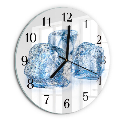 Wanduhr rund Eis
