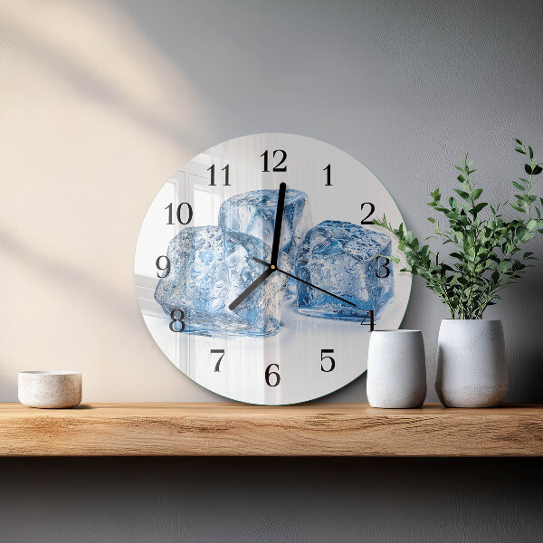 Wanduhr rund Eis