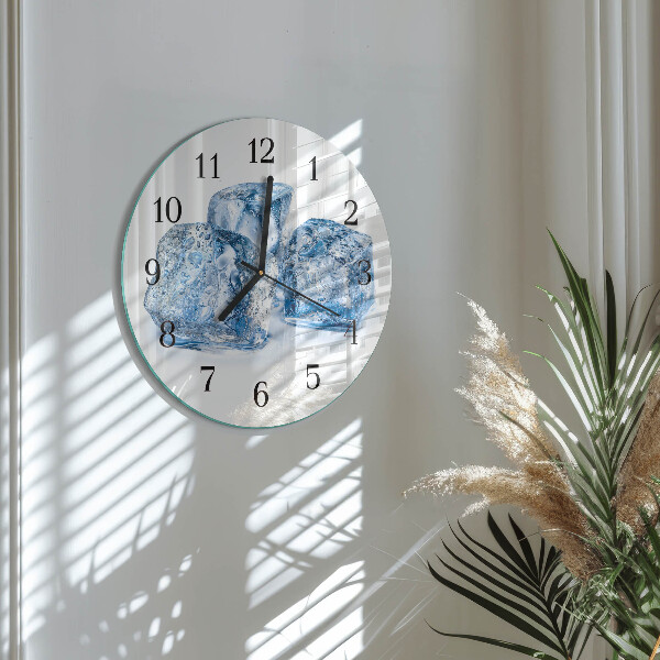 Wanduhr rund Eis