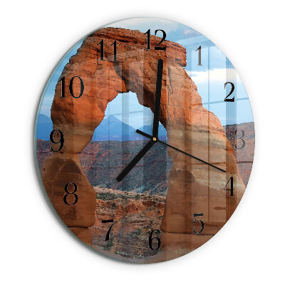 Wanduhr rund Grand Canyon