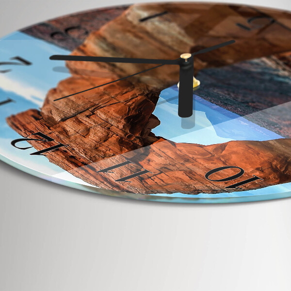 Wanduhr rund Grand Canyon