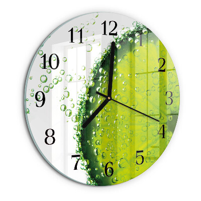 Wanduhr rund Kalziumkarbonat
