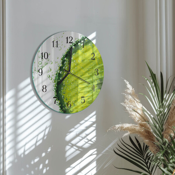 Wanduhr rund Kalziumkarbonat