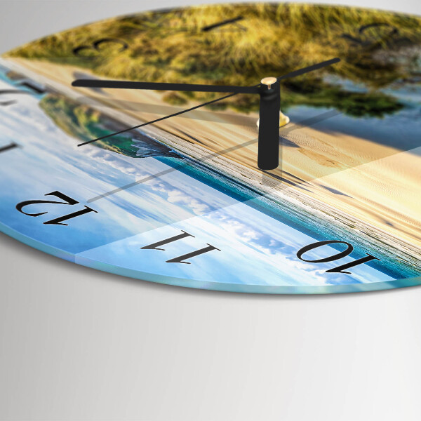 Wanduhr rund Strand
